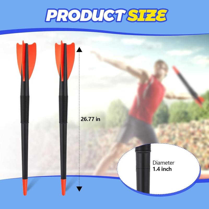 2-Pack 300g Training Javelins - Soft Plastic Track & Field