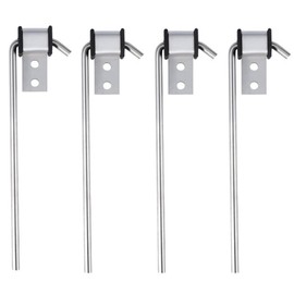 4 Pcs Heavy Duty Exhaust Hanger Rod, Universal Weld On Exhaust Hangers Muffler Hanger, Exhuast Pipe Hanger Rod for Car Exhaust System Kit - 3/8" Rod 10" Long