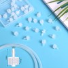 30pcs Syringe Adapter, Male Luer Lock 3/32 Inch Luer Lock