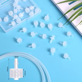 30pcs Syringe Adapter, Male Luer Lock 3/32 Inch Luer Lock Connector Kit to Syringe Coupler Adapter Luer Adapter