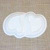 Divider Plate, Arita Ware, Hasamiyaki, Colored Polka Dot Heart Partition