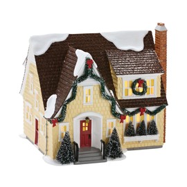 Department 56 Snow Village Lynnhaven Lit House, 7.8 inch