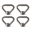 Flomore M10 Lifting Eye Nut 4 Pieces Triangular Head Stainless