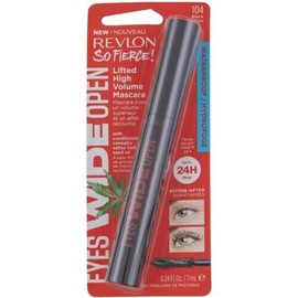 Revlon So Fierce! Eyes Wide Open Waterproof Mascara, Black 104, 0.24 fl oz