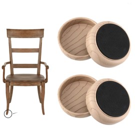 4pcs Chair Leg Floor Protectors, Castor Cups, Carpet Protector Cups, Furniture Cups, Castor Cups for Wooden Floors, for Chair Legs, Stool Legs, Table Legs, Sofa Legs, Living Room, Kitchen, Library Etc