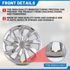 4-Pack 17 Inch Wheel Rim Cover Hubcaps, AUTOWIKI Special Design
