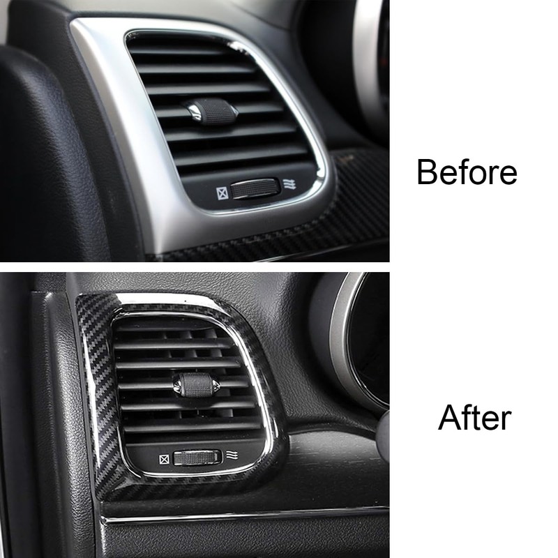 Tocatus Center Console Air Condition Vent Trim Interior Accessories for