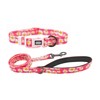 Olahibi Reflective Dog Collar Leash Set, 5ft or 150CM Matching
