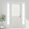 Aquazolax Small Door Sheer Window Curtains Panel - Voile Rod