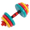 Unbranded 2Pcs Dumbbell Set Adjustable Weight Dumbbells Plates Home Gym