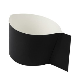 Restaurantware SLEEVES ONLY: Restpresso Hot Coffee Sleeves With Handle 1000 Disposable Cup Sleeves - Cups Sold Separately Fits 12- 16- And 20-Ounce Cups Black Paper Cup Jackets