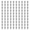 UMCHU Pack of 100 Curtain Clips, Stainless Steel Clips Hooks