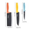 3PCS Kitchen Knives, HIA Stainless Steel Chef Knife Set, Includes