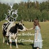 Cow Stuff Gifts 925 Sterling Silver Pendant Necklace Cow Charm