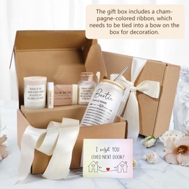 Birthday Gifts for Women Best Friends, Besties Gifts for Women, Birthday Gifts Baskets for Bff Bestie Friendship Gifts, Christmas Gifts for Women, Friend, Bestie, Bff, Soul Sister - 16 Oz Coffee Glass