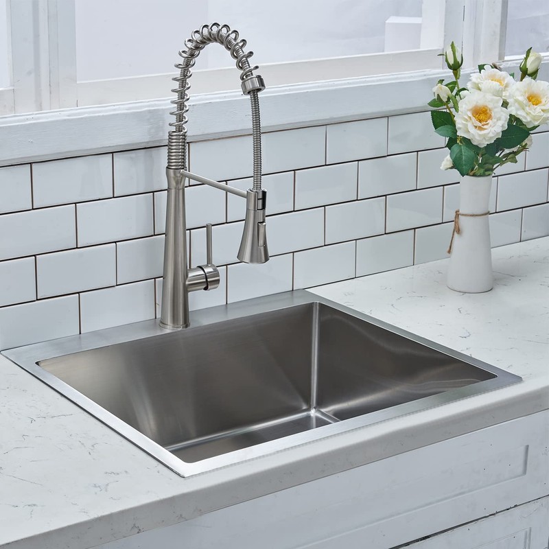 SHACO 18x18 Inch Drop In Bar Sink,18 Inch Small Kitchen