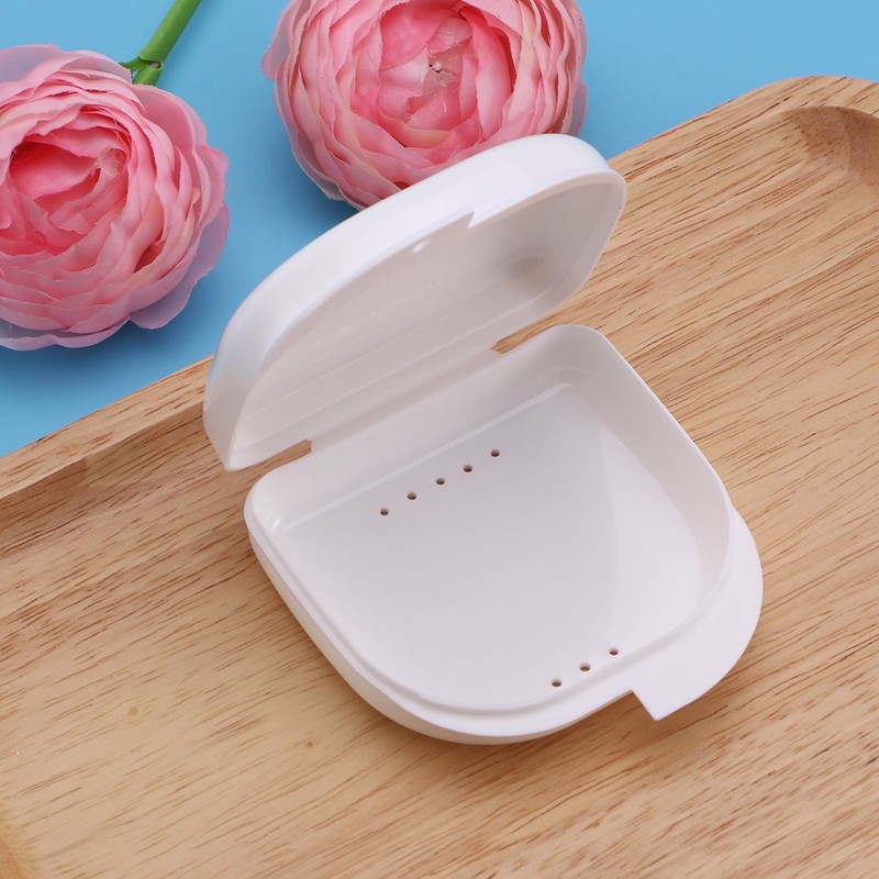 ULTNICE Pack of 2 Braces Box Denture Box for Bite