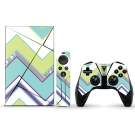 MightySkins Skin Compatible with NVIDIA Shield TV wrap Cover Sticker Skins Pastel Chevron