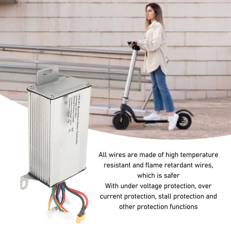 8.5in 36V 350W Electric Scooter Controller Aluminum Alloy Electric Bicycle