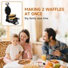 Waffle Maker, Double Belgian Waffle Maker 180°Flip, 1400W Waffle Iron