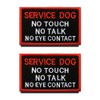 2 Pieces Warning: Service Dog No Touch No Talk Warning