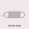 GOLDEN HOUR Silk Satin Face Mask | Sensitive Skin Face