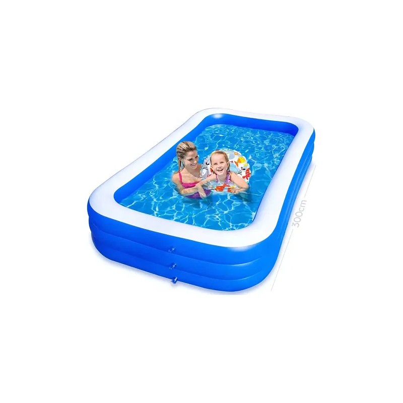 30518356cm Alberca Inflable Grandes Piscinas Rectangular Azul Ununmx