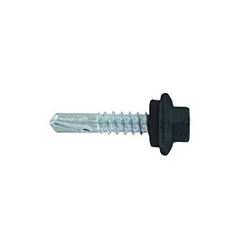 Fasteners Plus ST Fastening #12 x 1" Maxx Steelbinder Metal Roofing Screws Metal-to-Metal Black (Pack of 250)