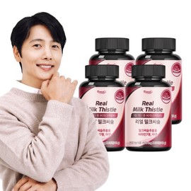 간건강 리얼 밀크씨슬 90정x4병 12개월분 실리마린 / 9중기능성 비타민 판토텐산 아연 / 간건강 리얼 밀크씨슬 90정x4병 12개월분 실리마린  9중기능성 비타민 판토텐산 아연