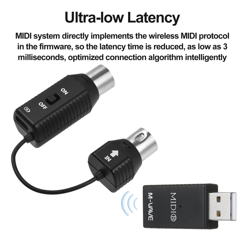 Sunydog New MS1 Mini Wireless Transmission System MIDI System MIDI