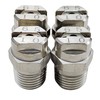 THOUDONER Stainless Steel 1/4BSPT High Pressure Spray Fan Washer Nozzle