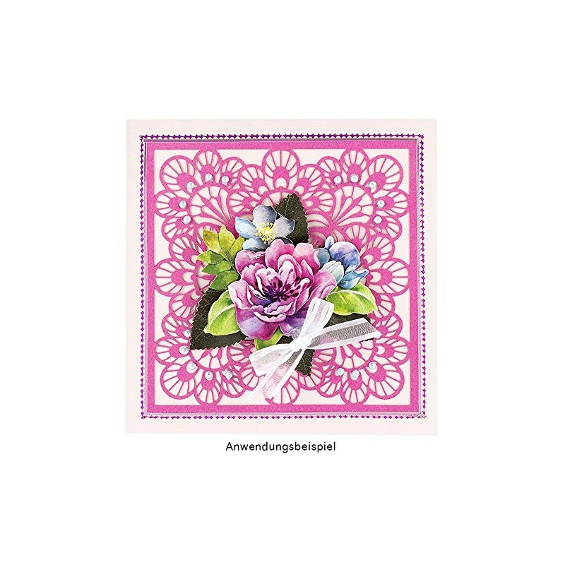 Ideen mit Herz Cutting template, Doilies 2, 14 cm x