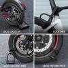 ROCKBROS Scooter U Lock w/1.1m Cable-Compact Portable Passwords Cable Lock