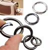 Audiofan Round Carabiner Key Ring Keychain 6 Pcs Outer Diameter