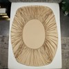 Luofanfei Fitted Sheet 160 x 200 cm, Gold Khaki, for