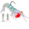 FOLANDO Glow Shrimp Lure 7.3cm 6g Head Jig with Segmented