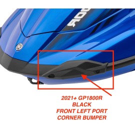 YAMAHA 2021-2026 GP1800R FRONT BLACK LEFT PORT Corner Bumper F4P-U252E-00-00
