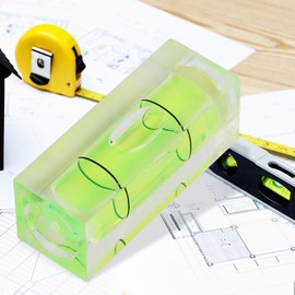 Square Spirit Level, Bubble Level, 5 pcs 15 * 15 * 40MM Square Quality Mini Spirit Level Bubble Small Level
