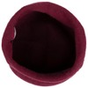 Seeberger Ladies Milled Wool Beret Hat with Cuff, raspberry