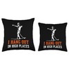 Slackline Swing Set Slacklining Board Gear Slackliner Throw Pillow
