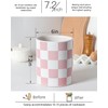 Swkien Utensil Holder，7.2 Inch Checkered Utensil Holder, Ceramic Cooking Utensil