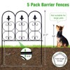 kinbor Tall Garden Fencing Rustproof Border Fence Edging Heavy Duty