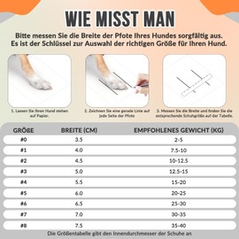 SlowTon Dog Shoes Paw Protection, Pack of 4 Breathable Dog Shoes, Outdoor with Non-Slip Sole, Adjustable Reflective Velcro Dog Boots for Small, Medium and Large Dogs