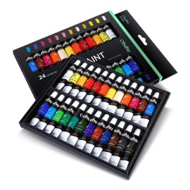 Ohuhu Set Pintura Óleo Ohuhu, 24 Colores De 12ml A Oil Aceite