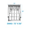 Park Designs Sturbridge Swag, 72 x 36, Wine