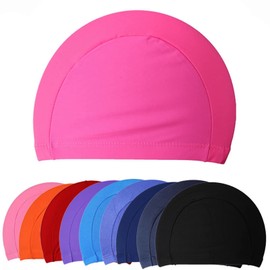 12Pcs Arena Swim Cap,Swimming Cap,Men Women Nylon Single Color Set Quick Dry Hat Swimming Pool Supplies Waterproof Swimming Caps,Comfortable Without Fading,for Adults Men Women Kids, Swimming Cap