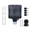 Outdoor Outdoor Socket Waterproof IP66 Socket 1-Way with Hinged Lid