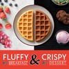 Gourmia Belgian Waffle Maker – Compact Design with Upright Storage,