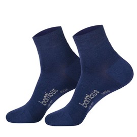 Sockenversandhandel Short shaft socks (6 pairs) made of viscose made of bamboo pulp, anti-odour, men, women, children, moisture-regulating, jeans colour, 43 - 46