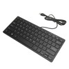 Mini Keyboard Mini Ultra Thin 78 Keys USB Wired Keyboard
